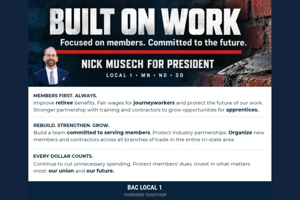 Nick Musech Election Postcard